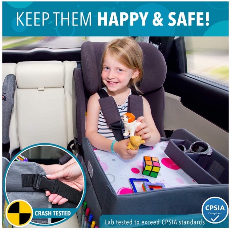 Kids Travel Tray Toddler Car Seat Lap Tray